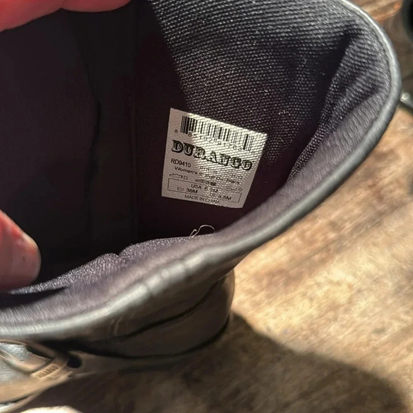 Durango Pull On Heeled Harness Western Boots Size 6.5 NWT - Picture 6 of 9